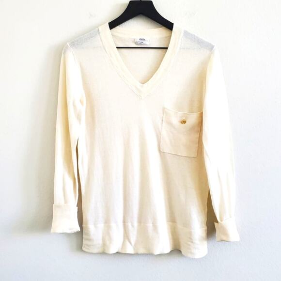 Madewell Wallace V-neck Sweater - Picture 1 of 5